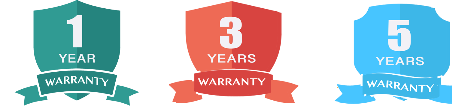 Warranty Years Warranty Years