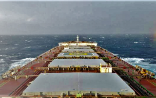 Cargo ship panoramic