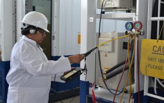 Door-Safe as leak-detector